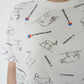 90s Printed T-shirt Made in France