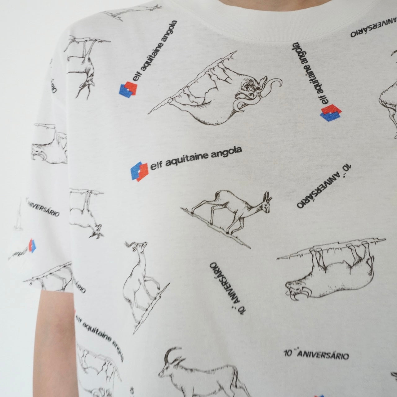 90s Printed T-shirt Made in France