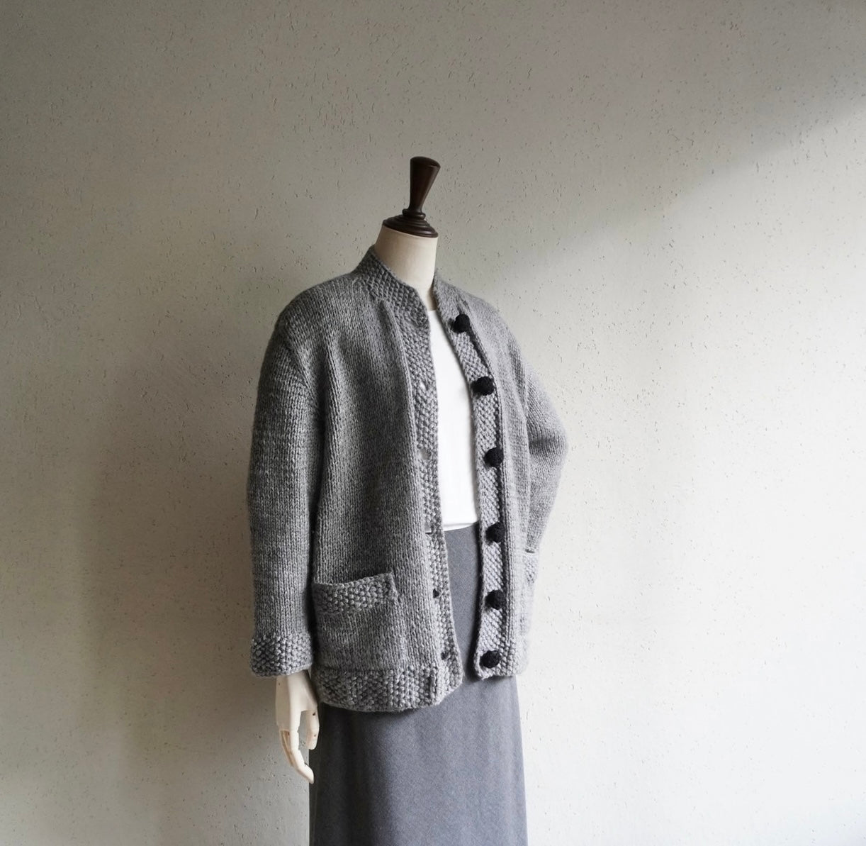 80s Design Knit Cardigan,Jacket