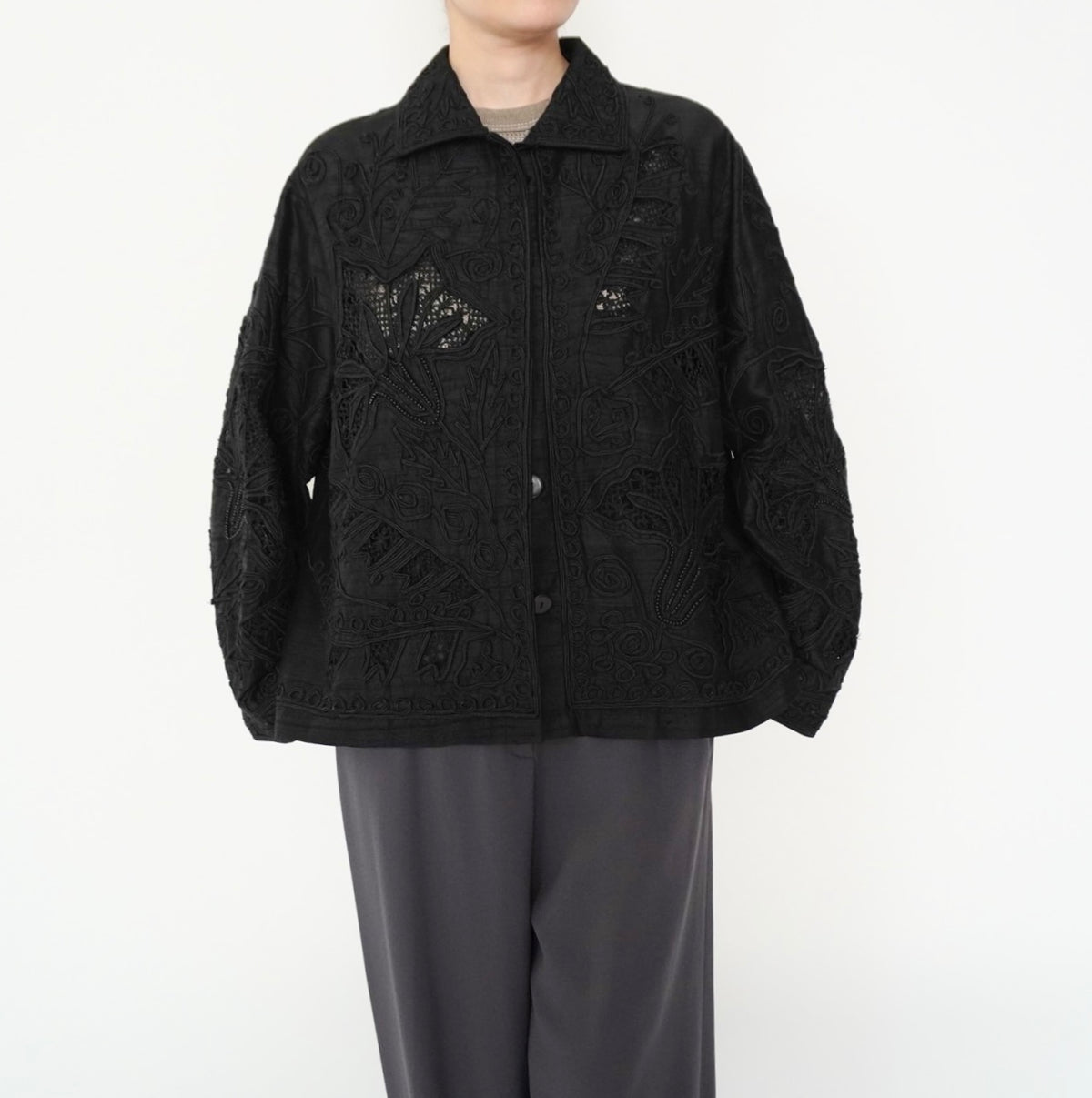 90s Silk Design Jacket