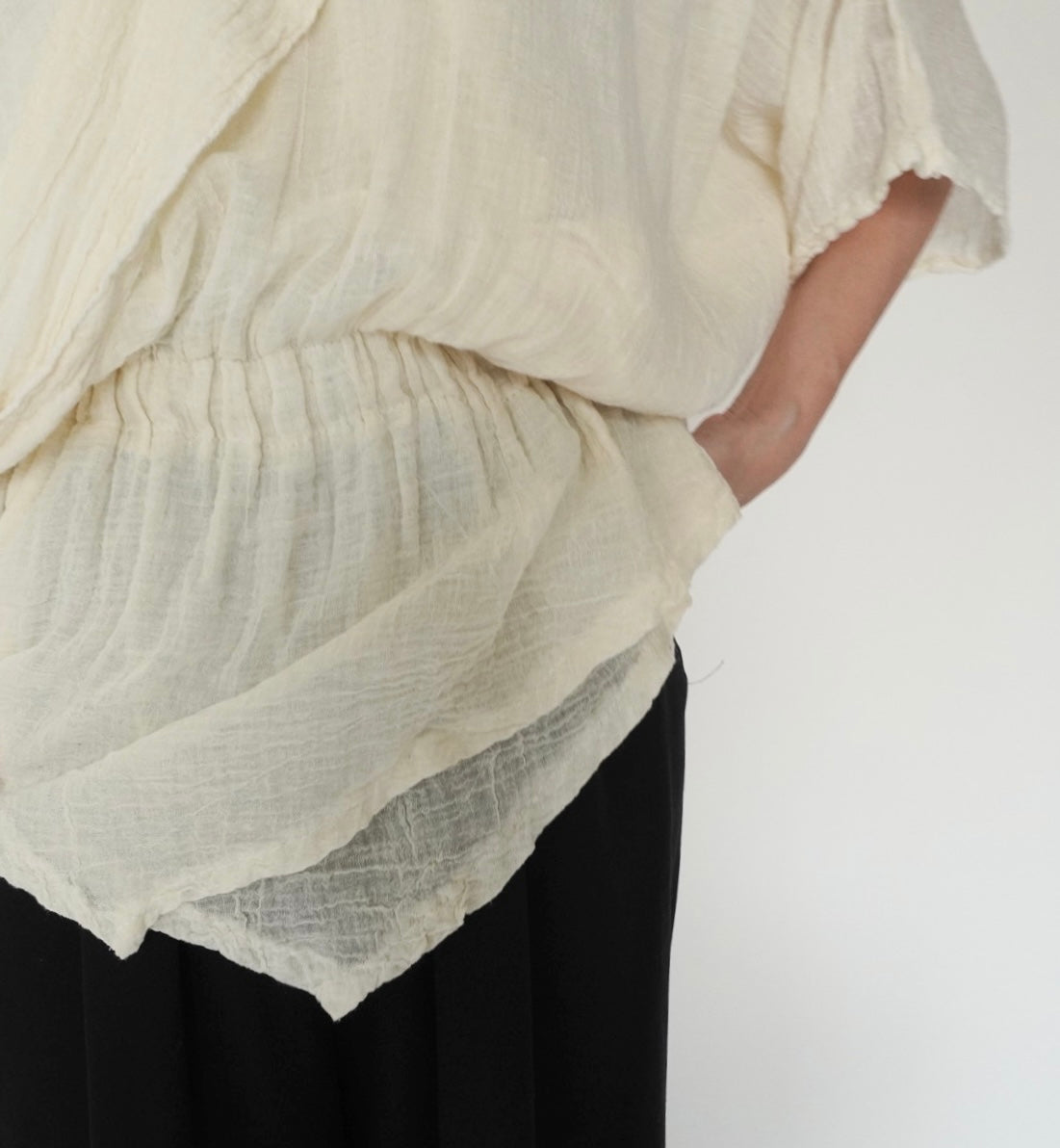 80s Gauze Design Top