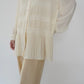 90s Pleated Design Shirt