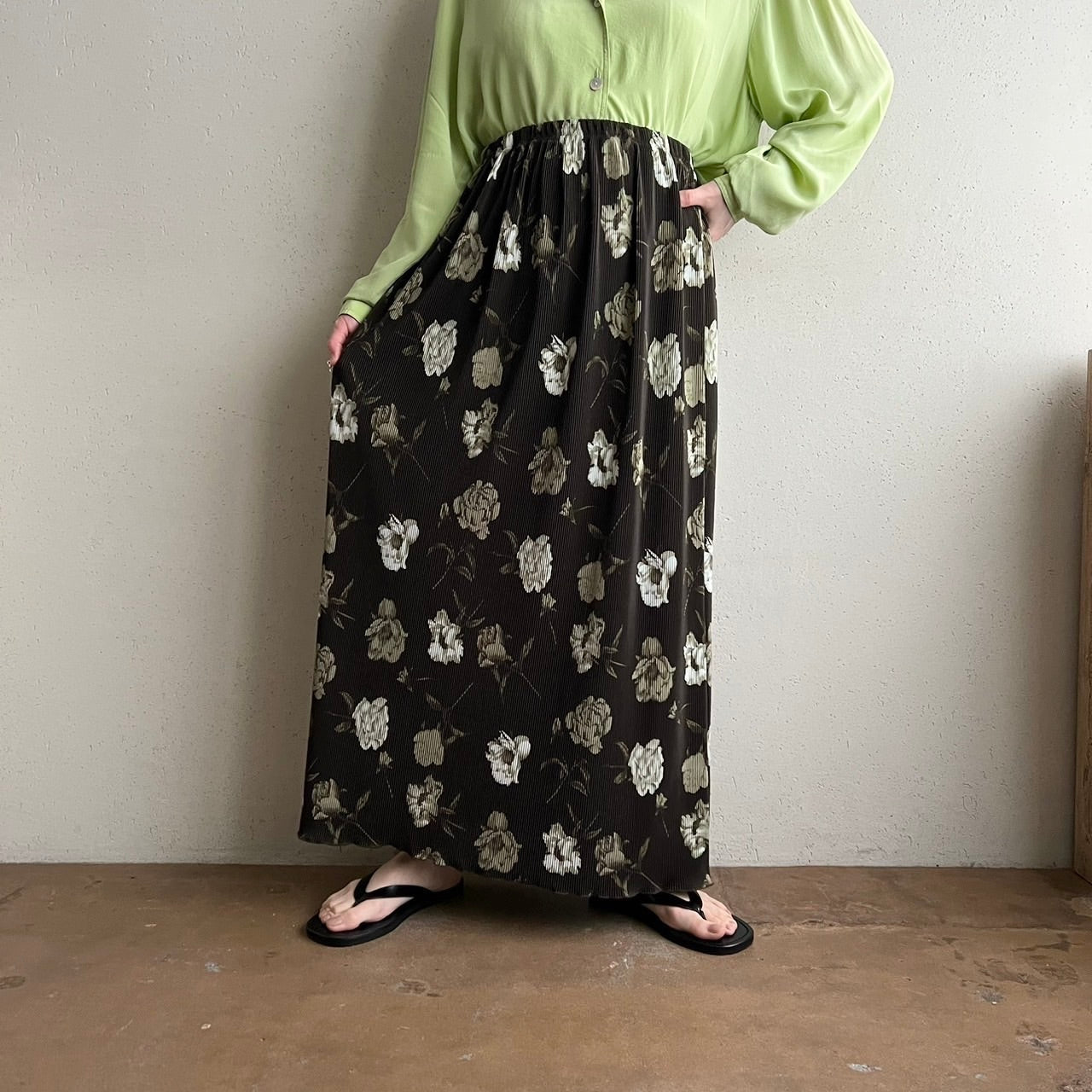 90s Pleated Skirt Made in USA