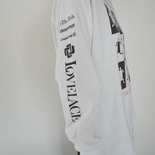 90s Printed Long Sleeves T-shirt Made in USA