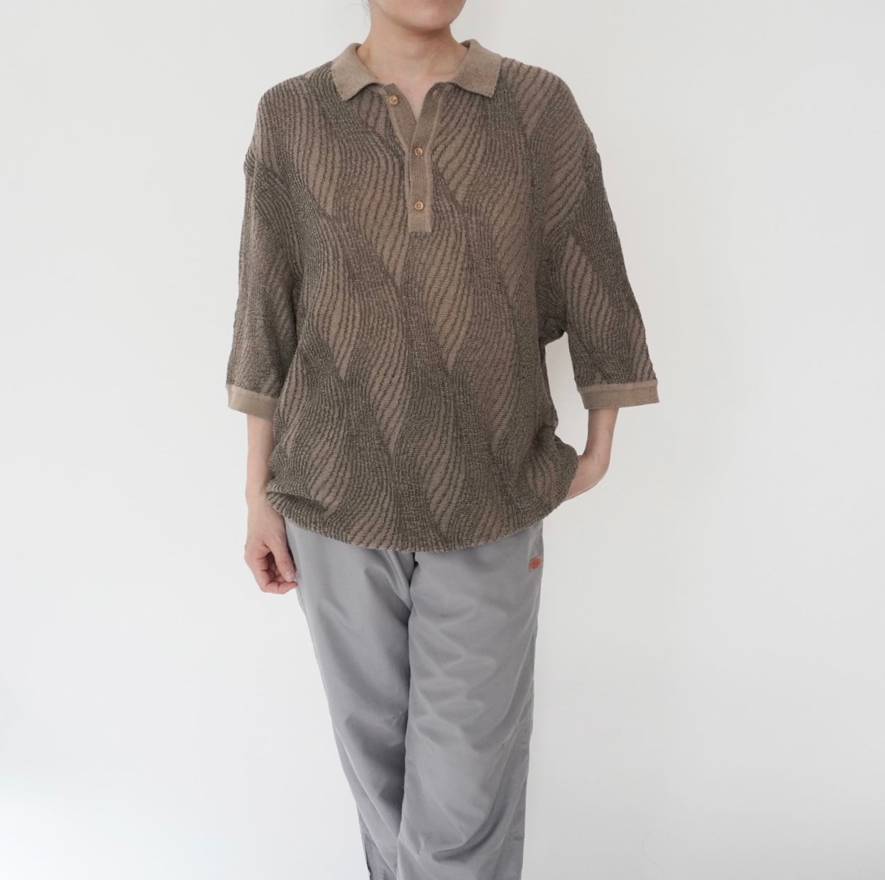 90s Pattern Top Made in USA