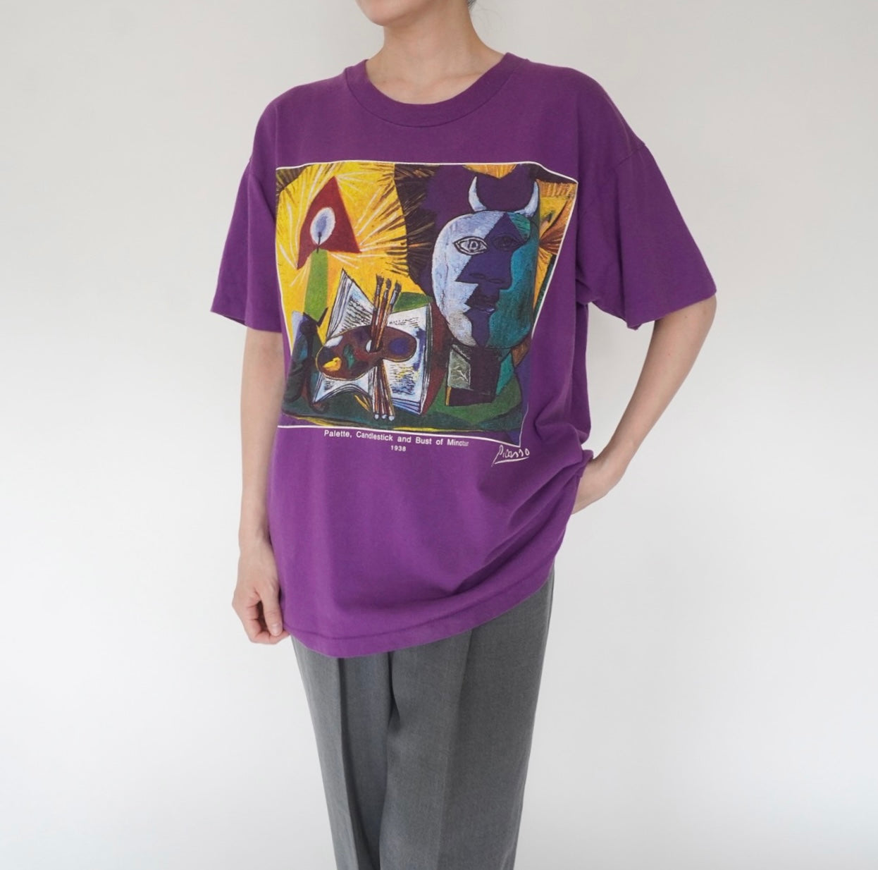 90s "Pablo Picasso” Printed T-shirt Made in USA