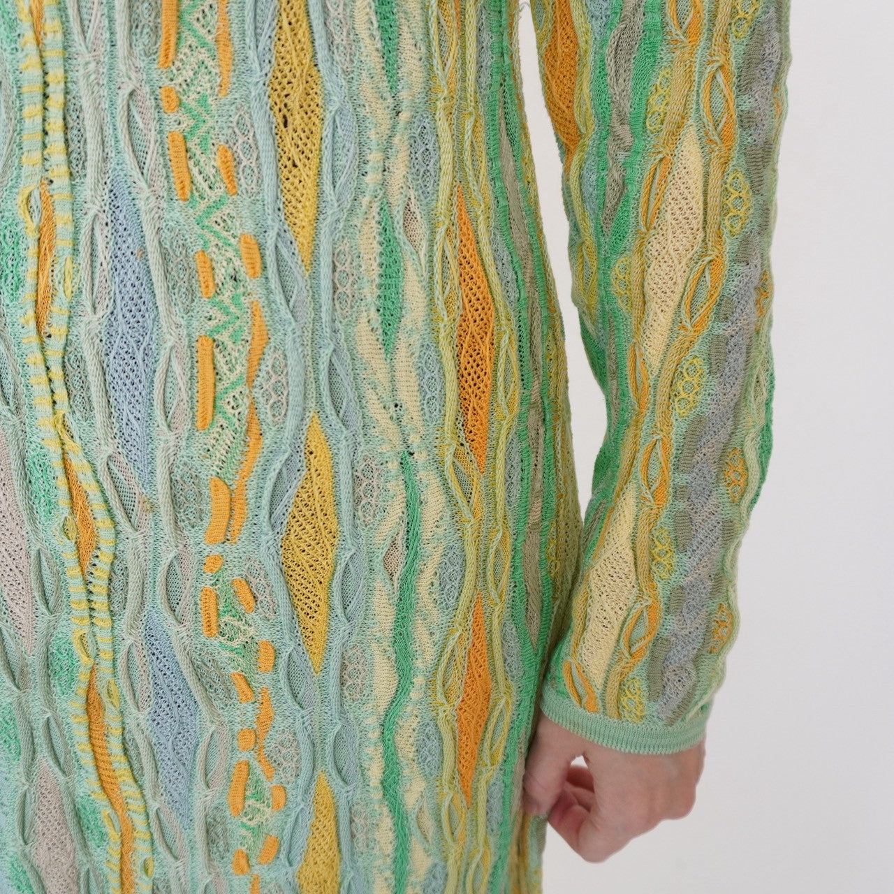 80s Design Cotton Knit Dress Made in Australia