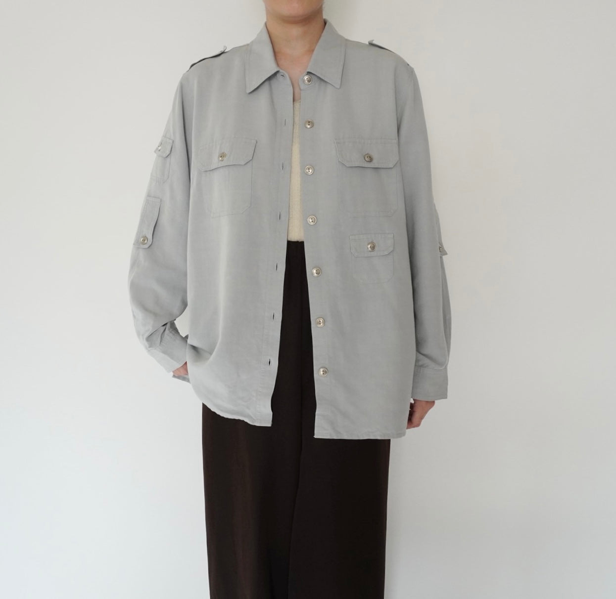 90s Design Rayon Shirt