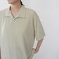 90s Light Green Ribbed Top