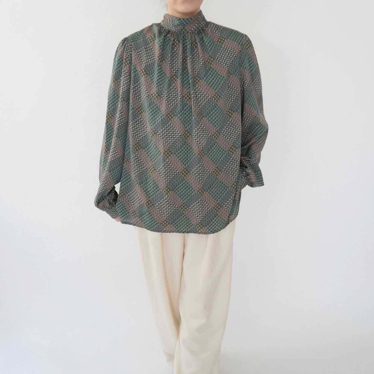 80s Pattern Blouse