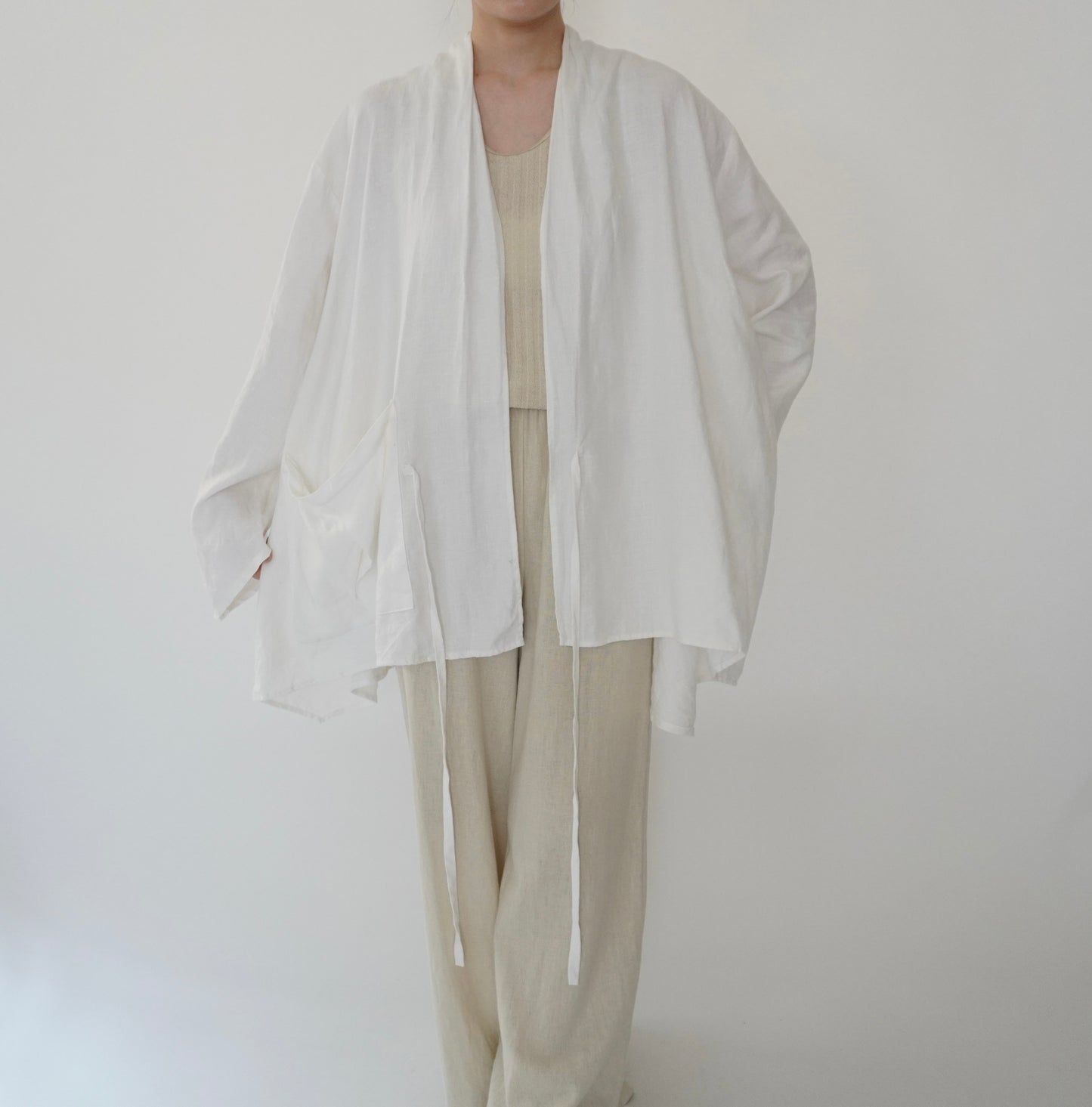 90s Linen Jacket Made in USA