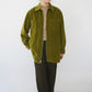 90s Velour Zip Shirt Jacket