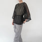 90s Sheer Lace Design Blouse