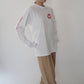 80s Printed Long Sleeves T-shirt Made in USA
