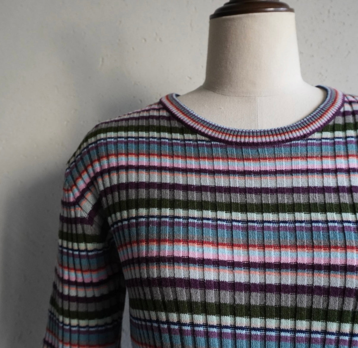 70s Multi Striped Top