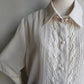 90s EURO Embroidery Sheer Shirt