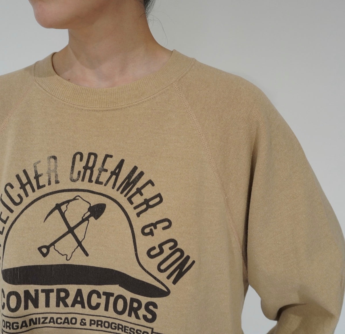 80s Printed Sweater Made in USA