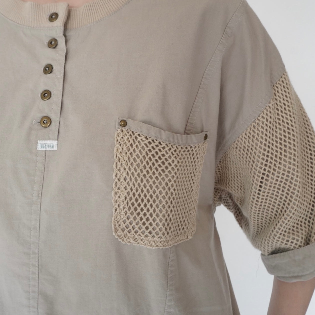 90s Mesh Design Top