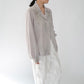 70s Hand Embroidery Silk Shirt Dead Stock