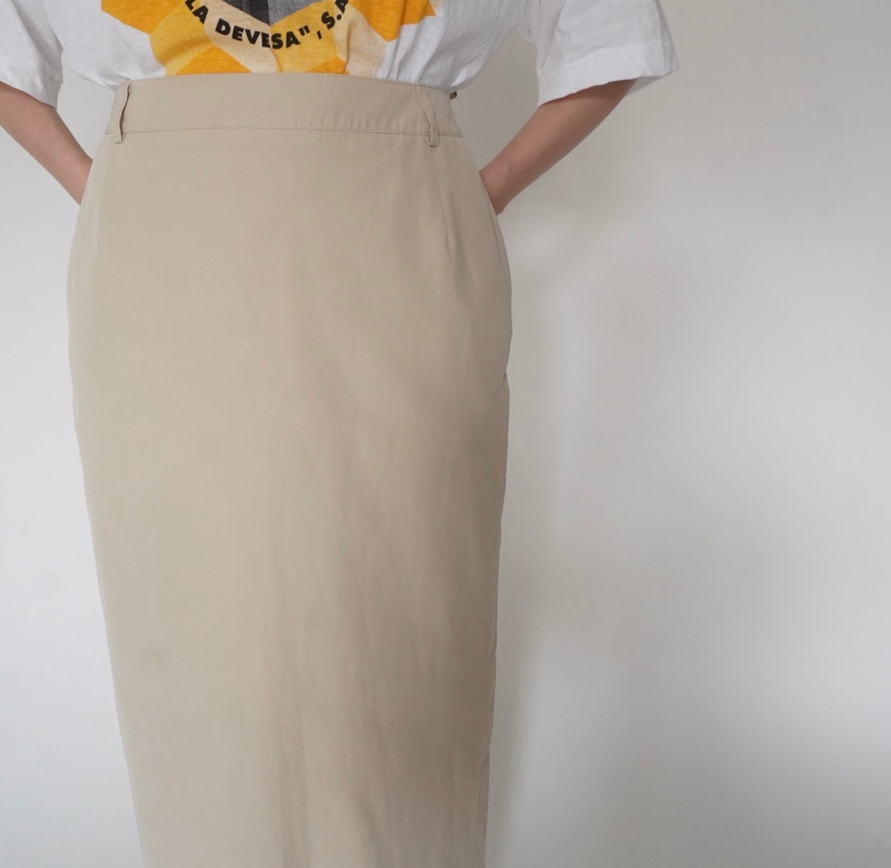 90s EURO Slit Skirt