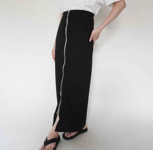 90s ZIP Design Skirt Made in USA