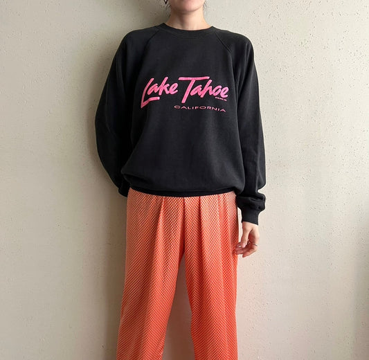 80s Printed Sweater Made in USA