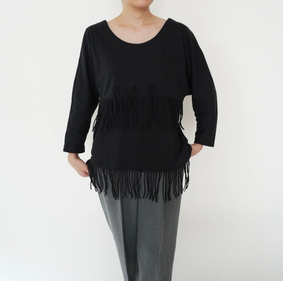 90s Fringe Top Made in USA