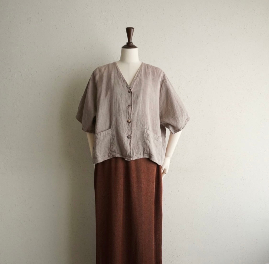 90s Linen Blouse Made in Italy