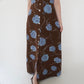 90s Printed Maxi Dress Made in USA