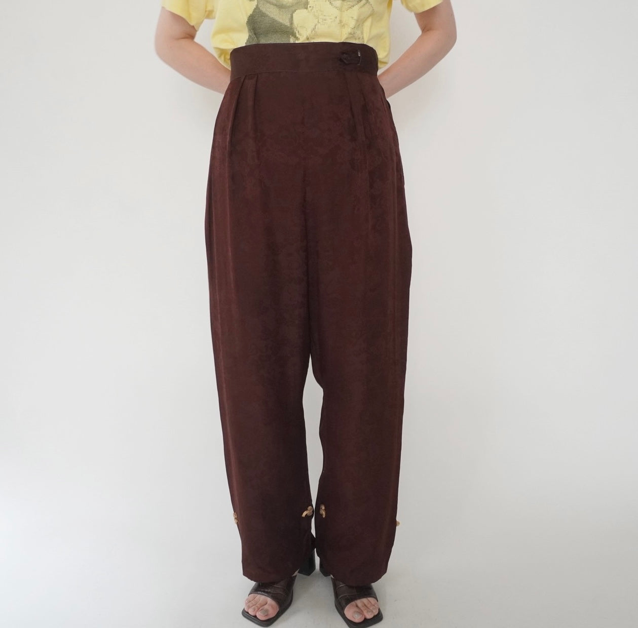 40s Silk Pants