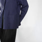 90s Navy Linen Jacket