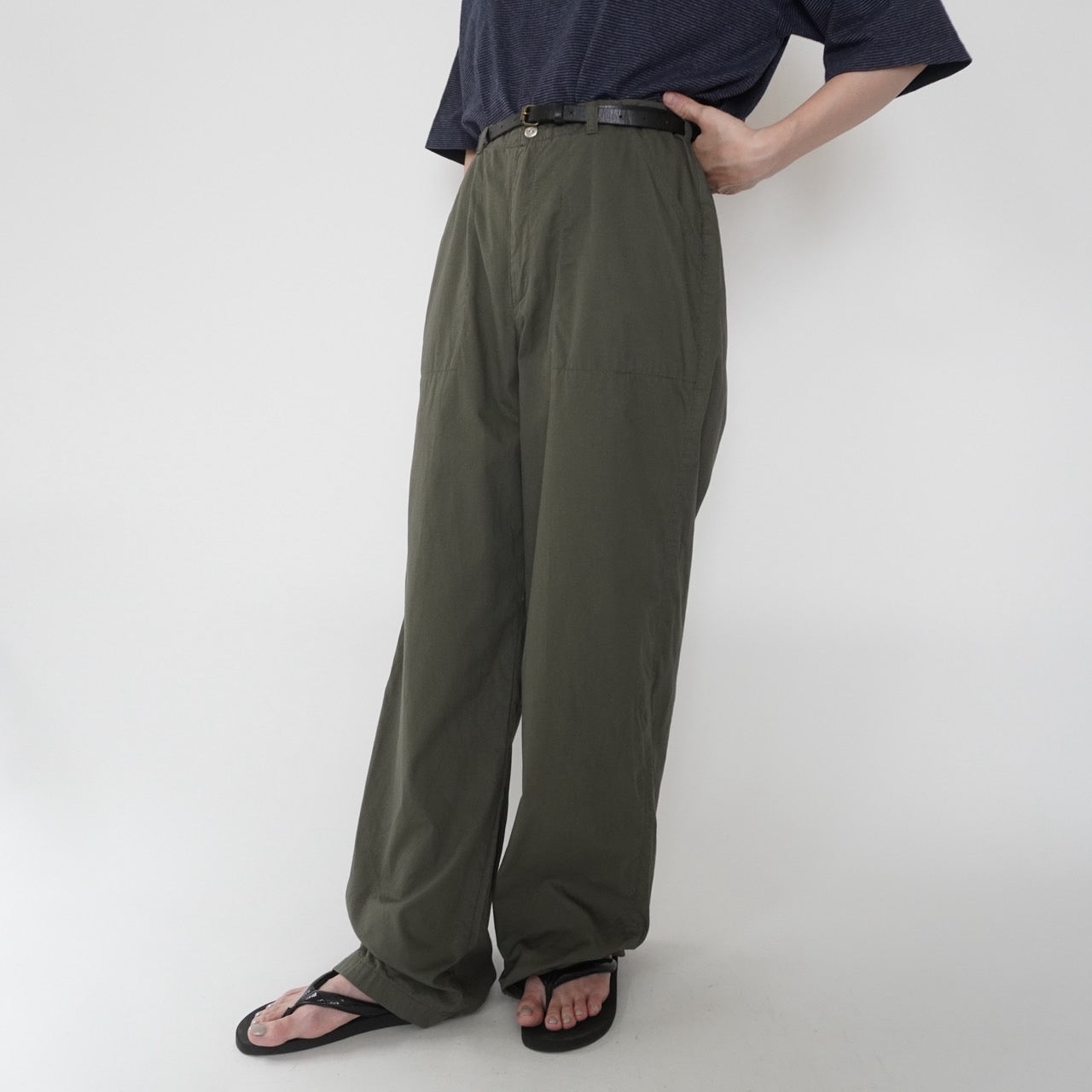 90s Cotton Wide Pants