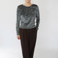 90s Velour Top Made in Italy