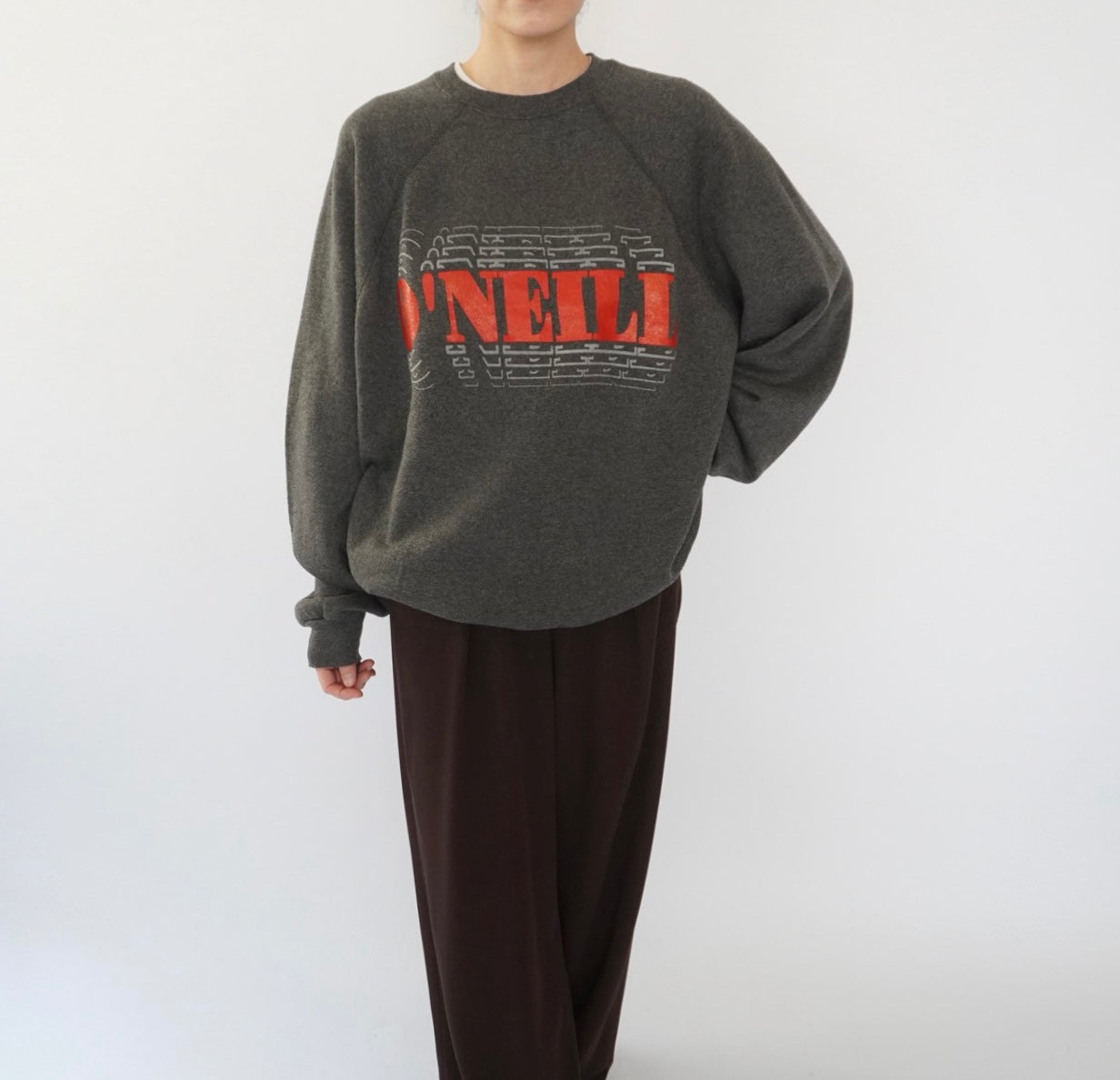 80s Printed Sweater Made in USA