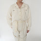 80s EURO Design Ivory Jumpsuit