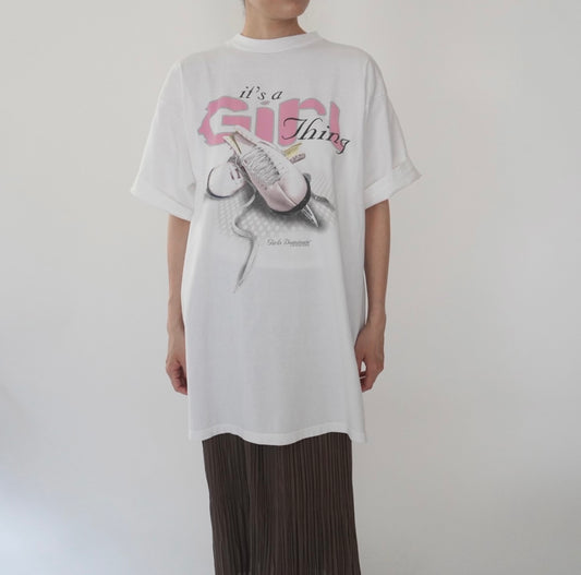 90s Printed Long T-shirt Made in Canada
