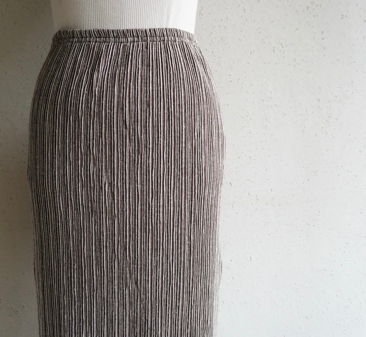 90s Pleat Skirt Made in France