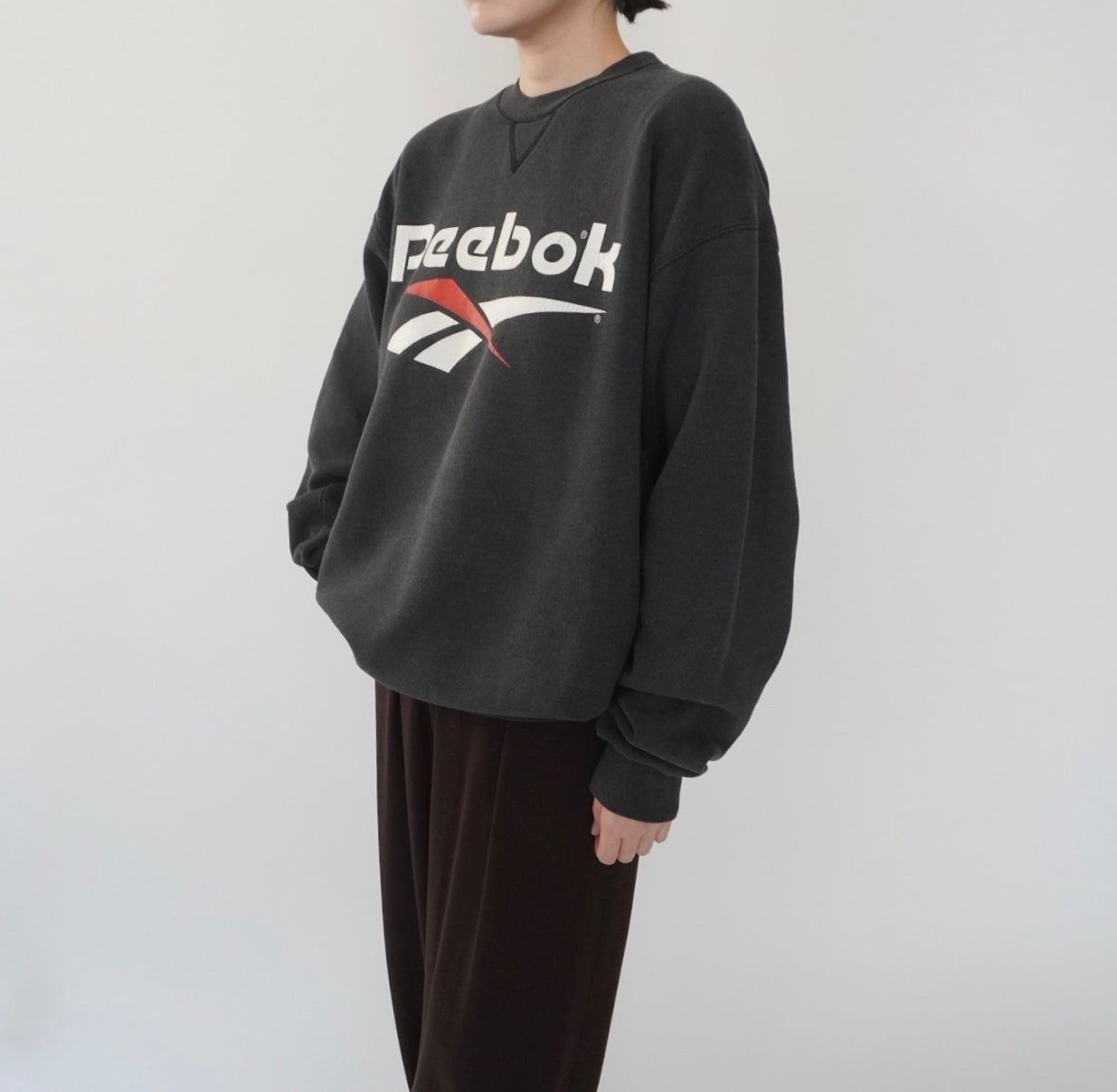 90s “Reebok” Printed Sweater Made in USA