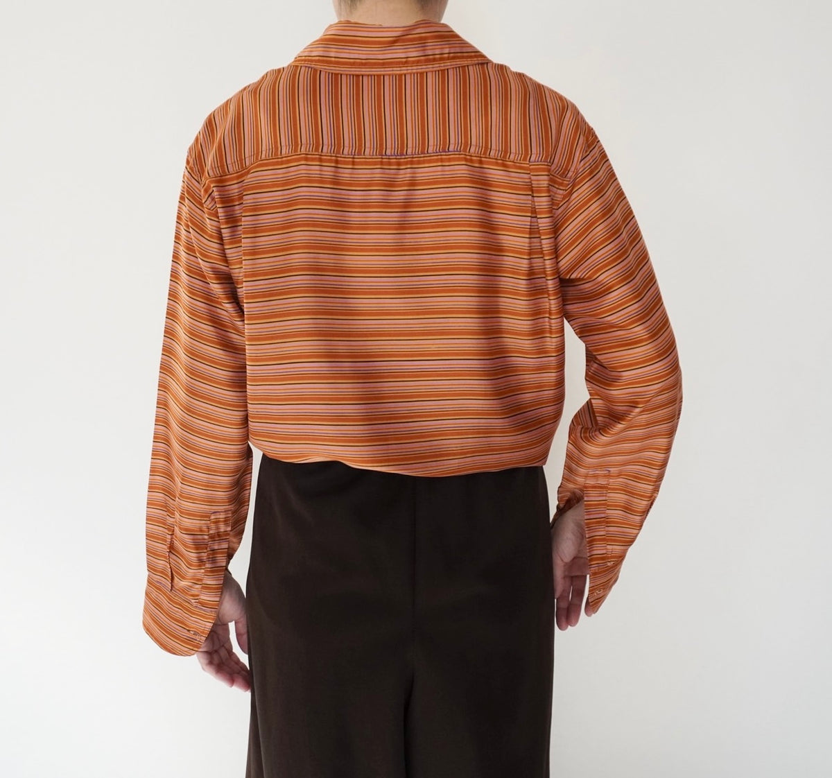 80s EURO Striped Blouse
