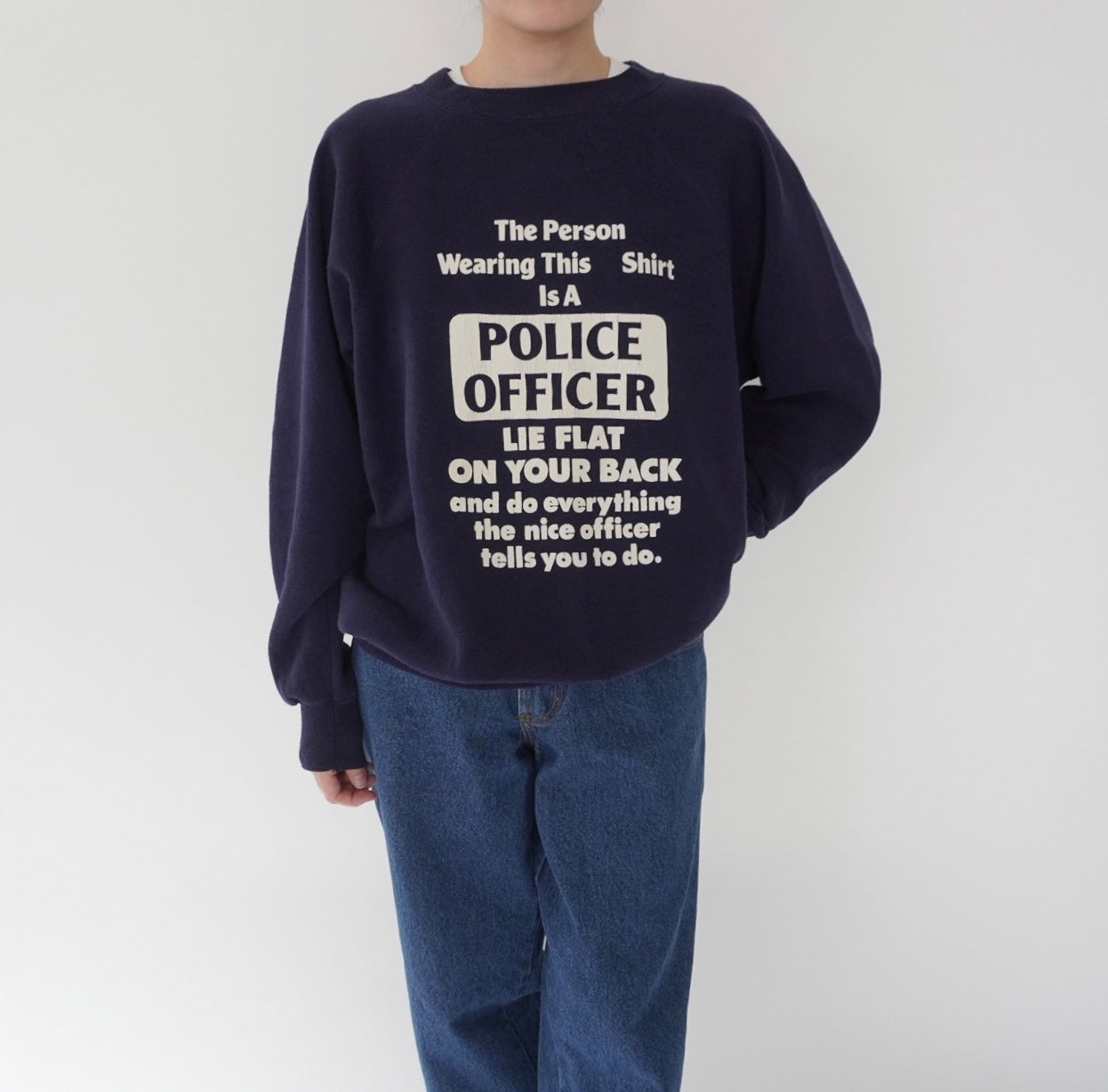 90s Printed Sweater Made in USA