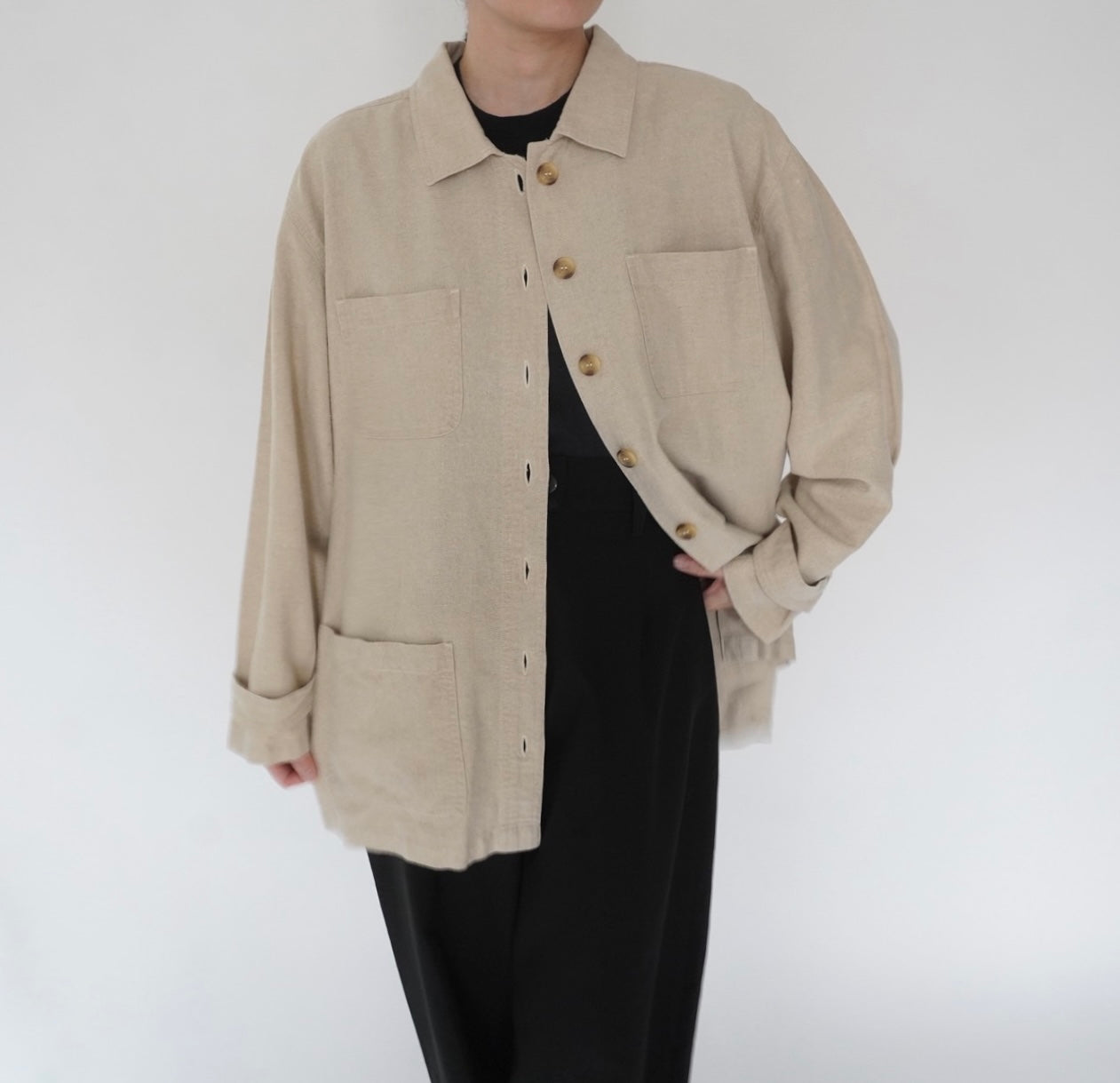 90s Linen Light Jacket