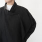 90s Black Linen Design Jakcet