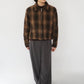 90s Wool Shadow Plaid Jacket