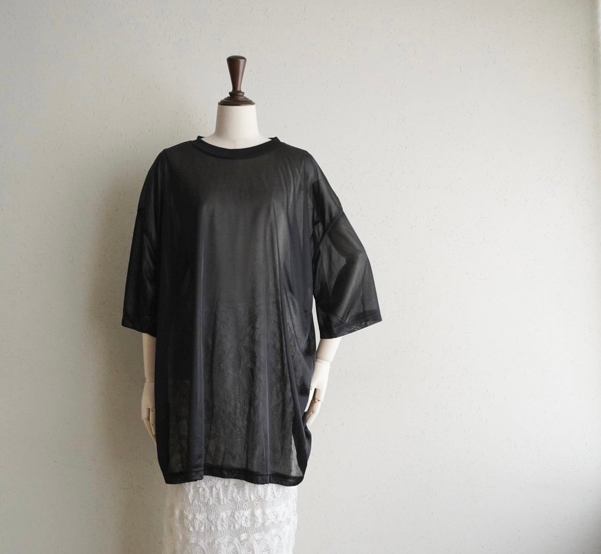 90s Sheer Black T-shirt