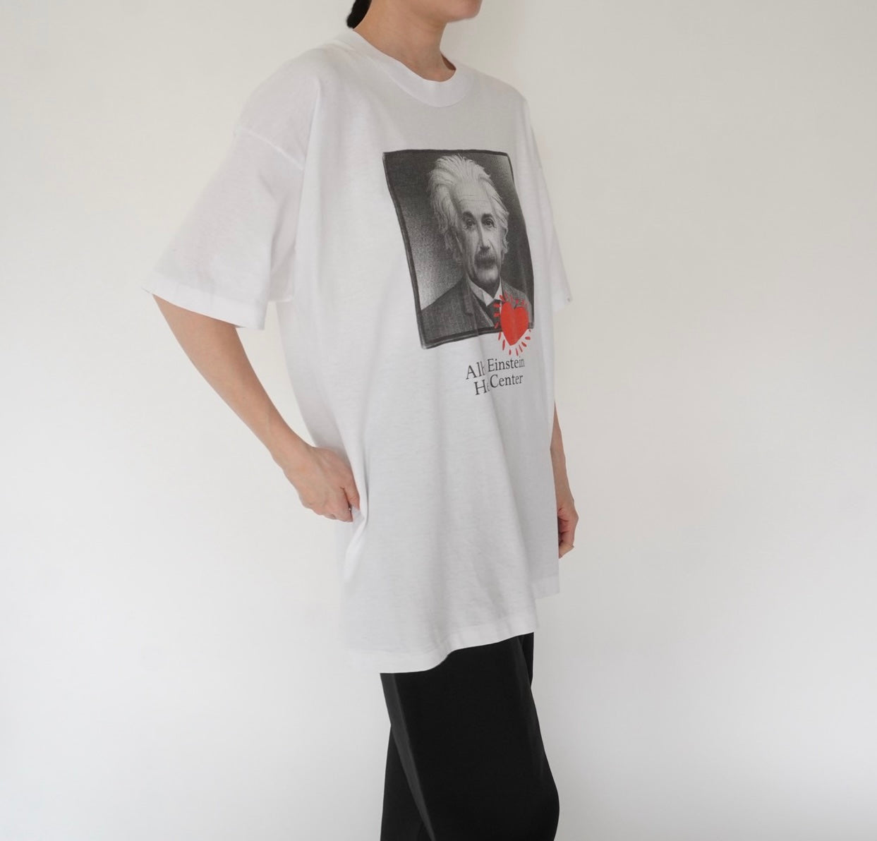 90s "EINSTEIN" Photo  Printed T-shirt