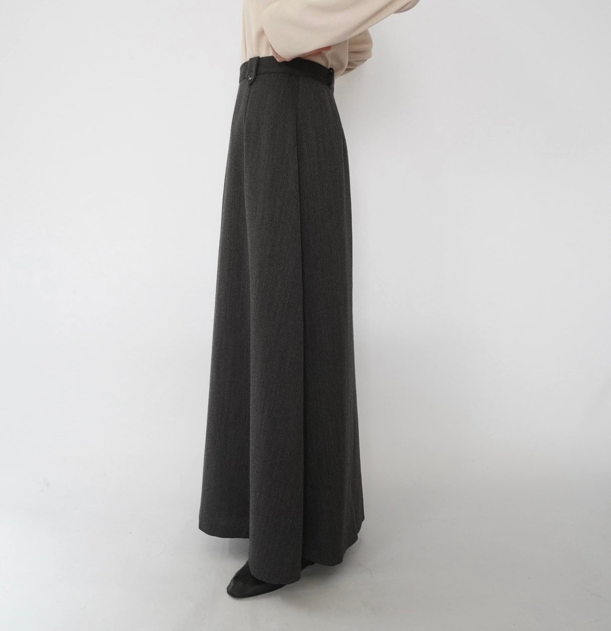 90s Wool Maxi Skirt