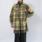 80s Plaid Fringe Design jacket Made in Italy