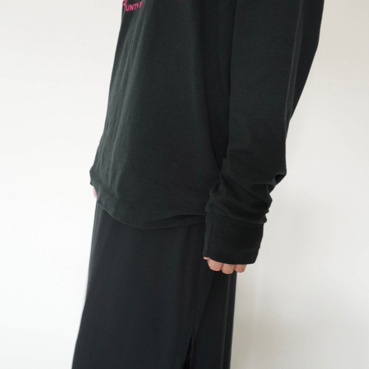 90s Printed Long Sleeves T-shirt Made in USA