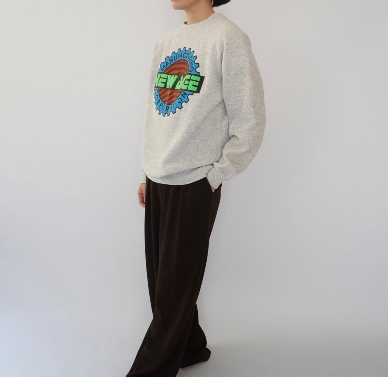 90s Printed Sweater Made in USA