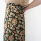 80s Floral Print Skirt Made in USA
